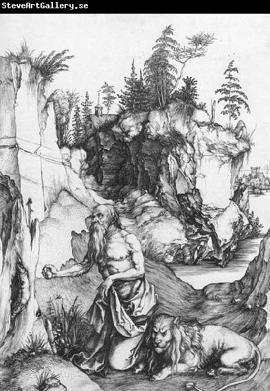 Albrecht Durer St Jerome Penitent in the Wilderness